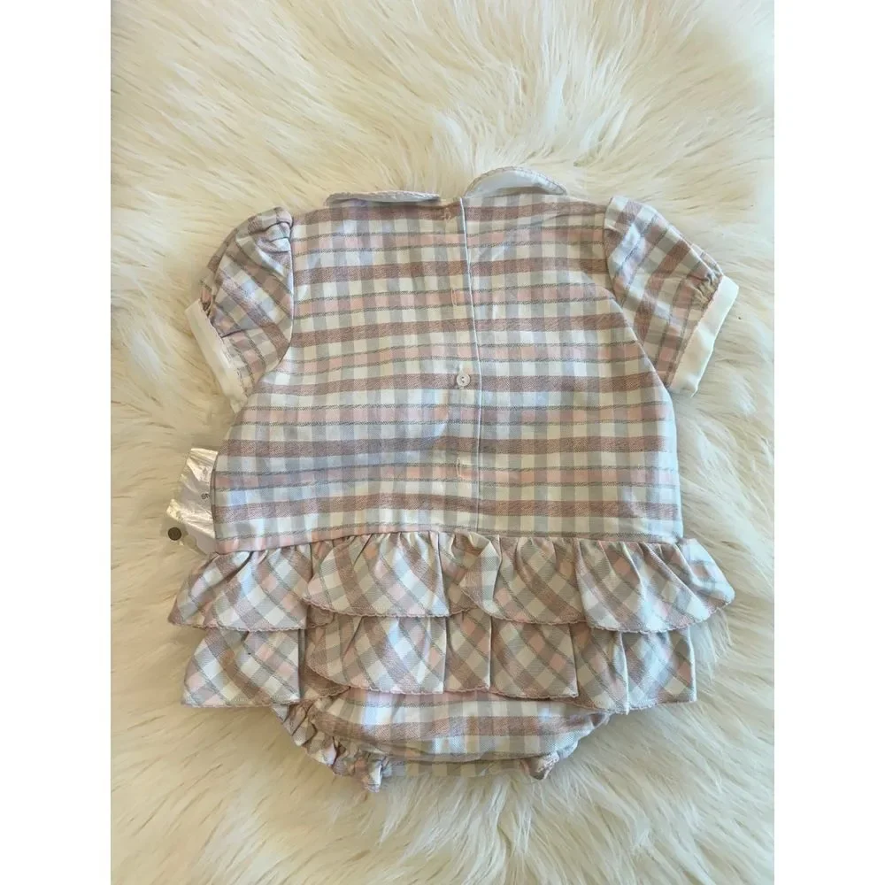 Sarah‎ Louis pink grey bubble nwt 18m